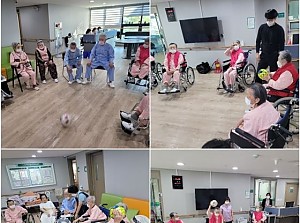 여가프로그램-통통 튀는 캐치볼